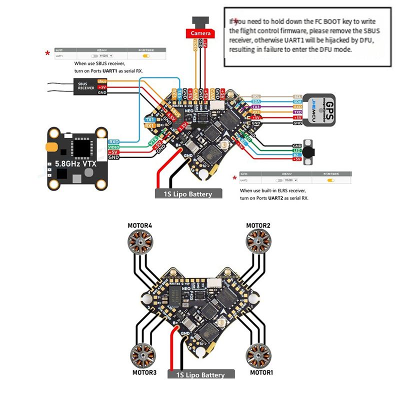 FBIL-F435 NEO 1S AIO Flight Co - Fpv Drone Flight Controller avis et prix