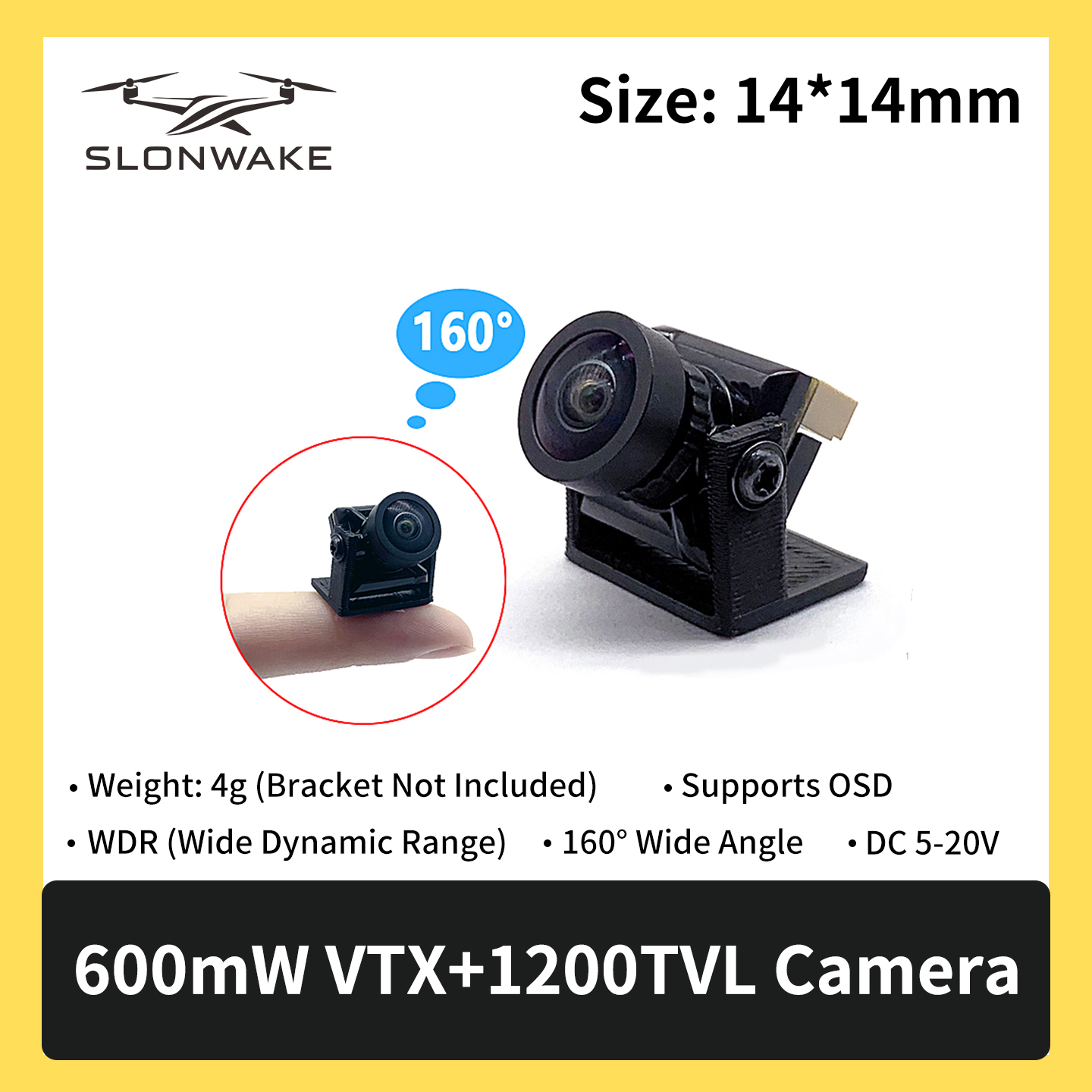 SLONWAKE 5.8G 600mW 7-24V FPV  - Fpv Drone Transmitter avis et prix