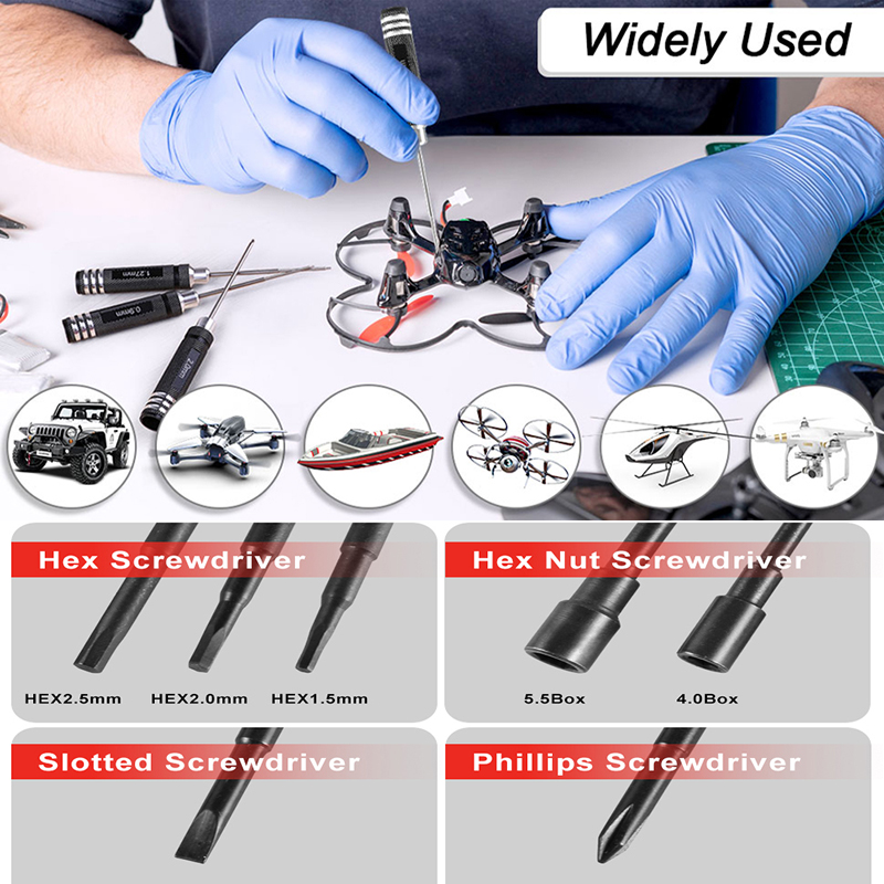 7Pcs 1.5 2.0 2.5mm RC Hex Driv - Fpv Drone Tool Kit avis et prix