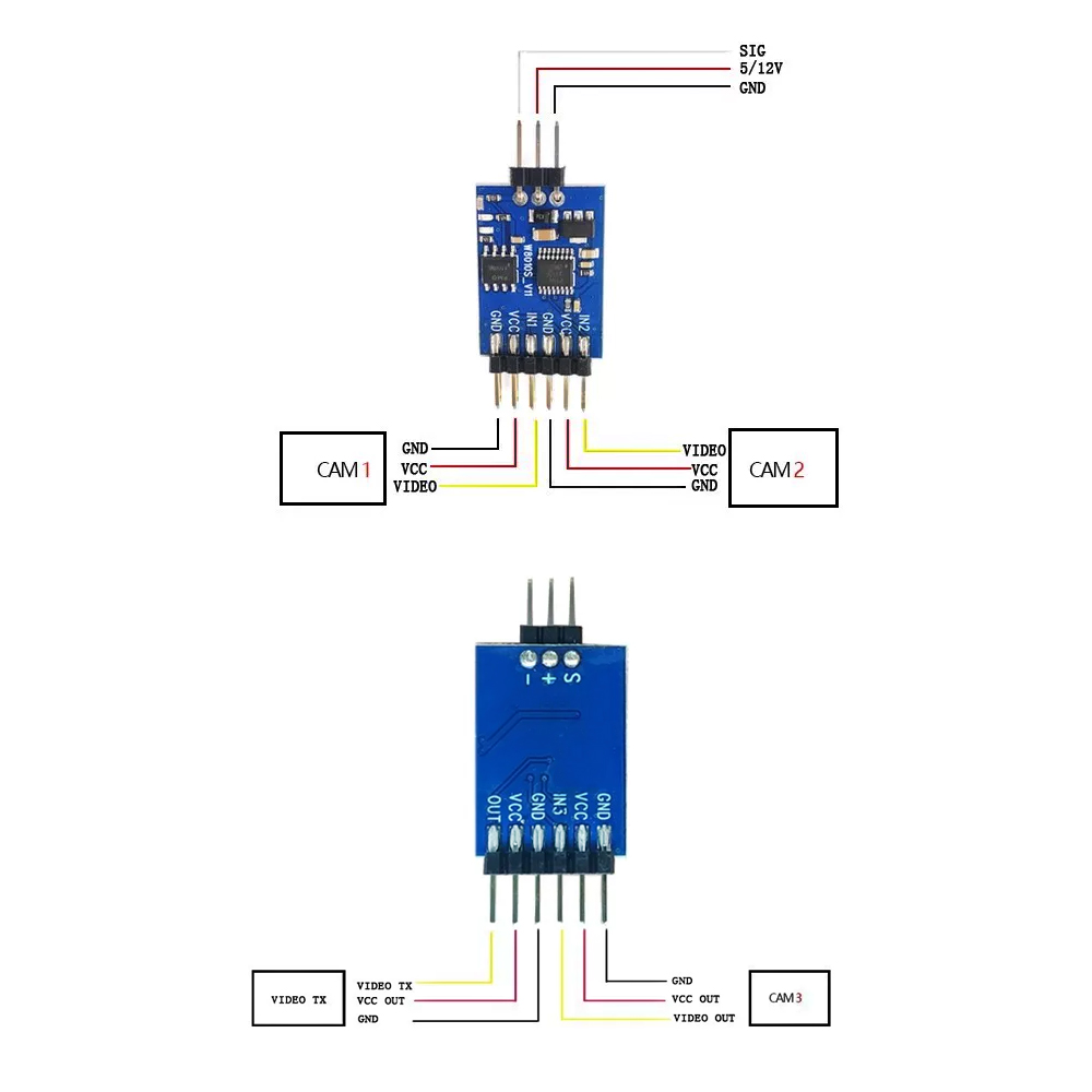 5.8G 3 Channel Video Switcher  - Fpv Drone Battery avis et prix