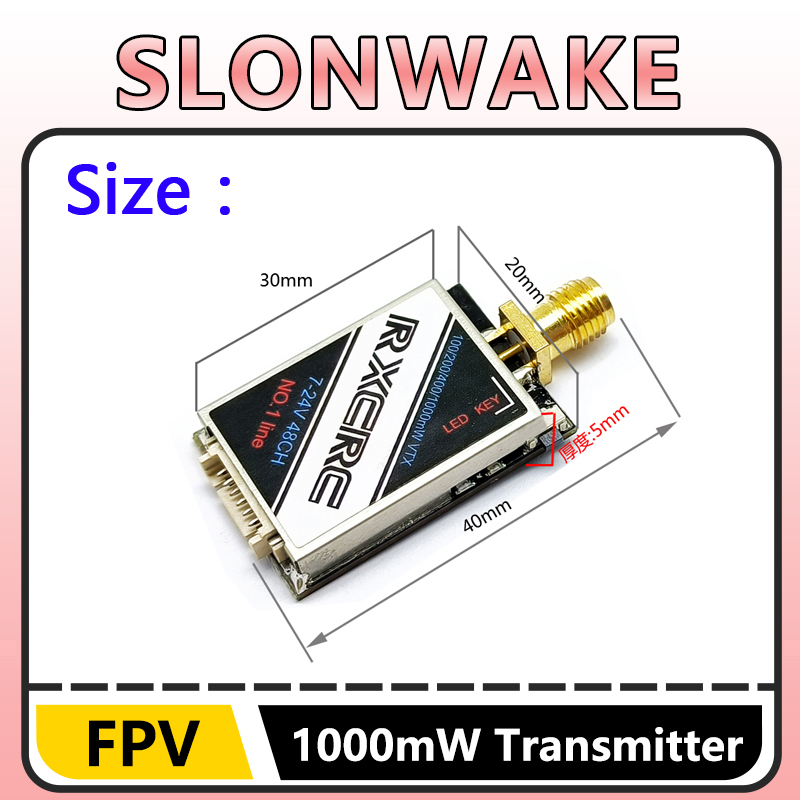 SLONWAKE  5.8G 48CH 1W VTX 100 - Fpv Drone Frame avis et prix