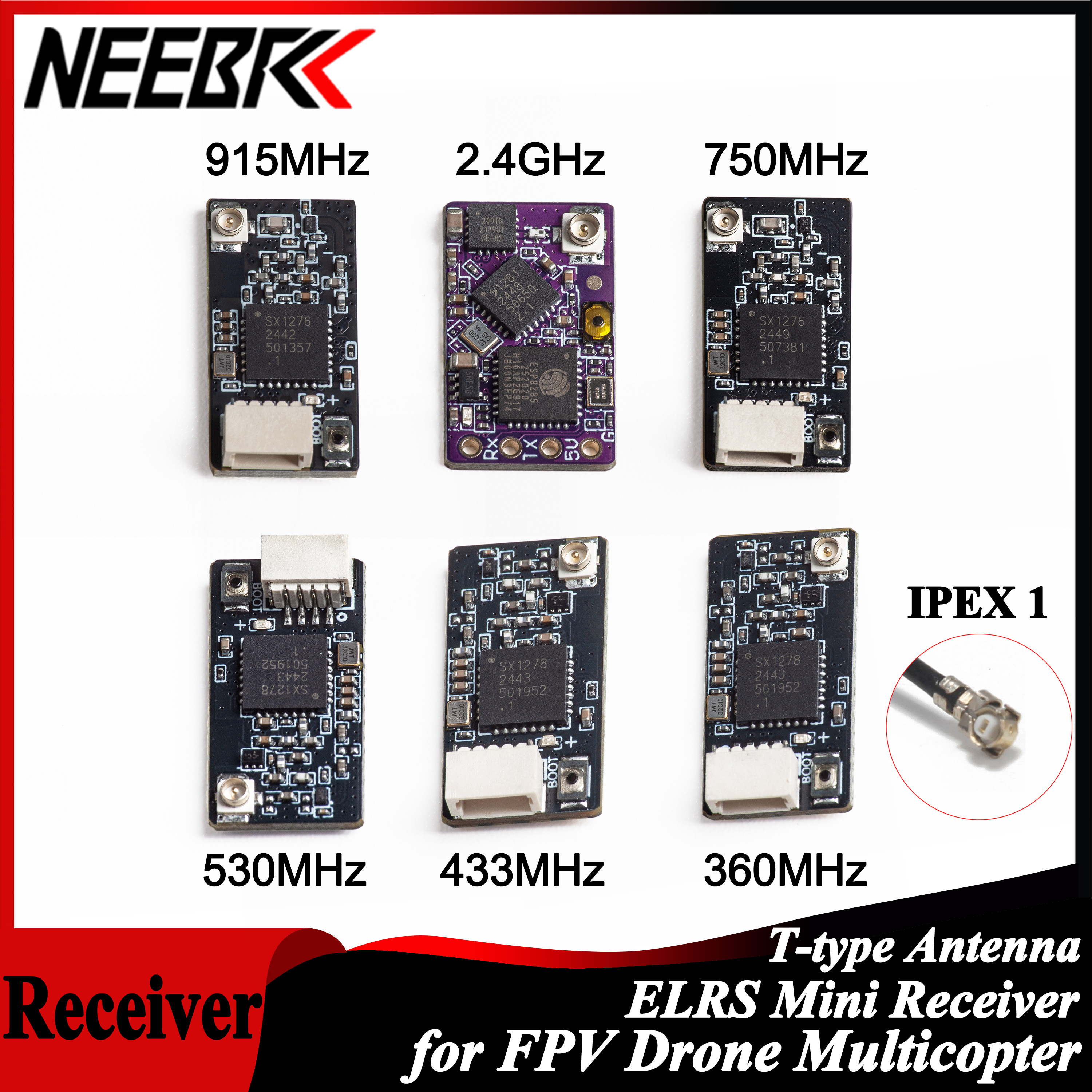 NEEBRC ELRS 2.4G/915Mhz/360Mhz - Fpv Drone Antenna avis et prix