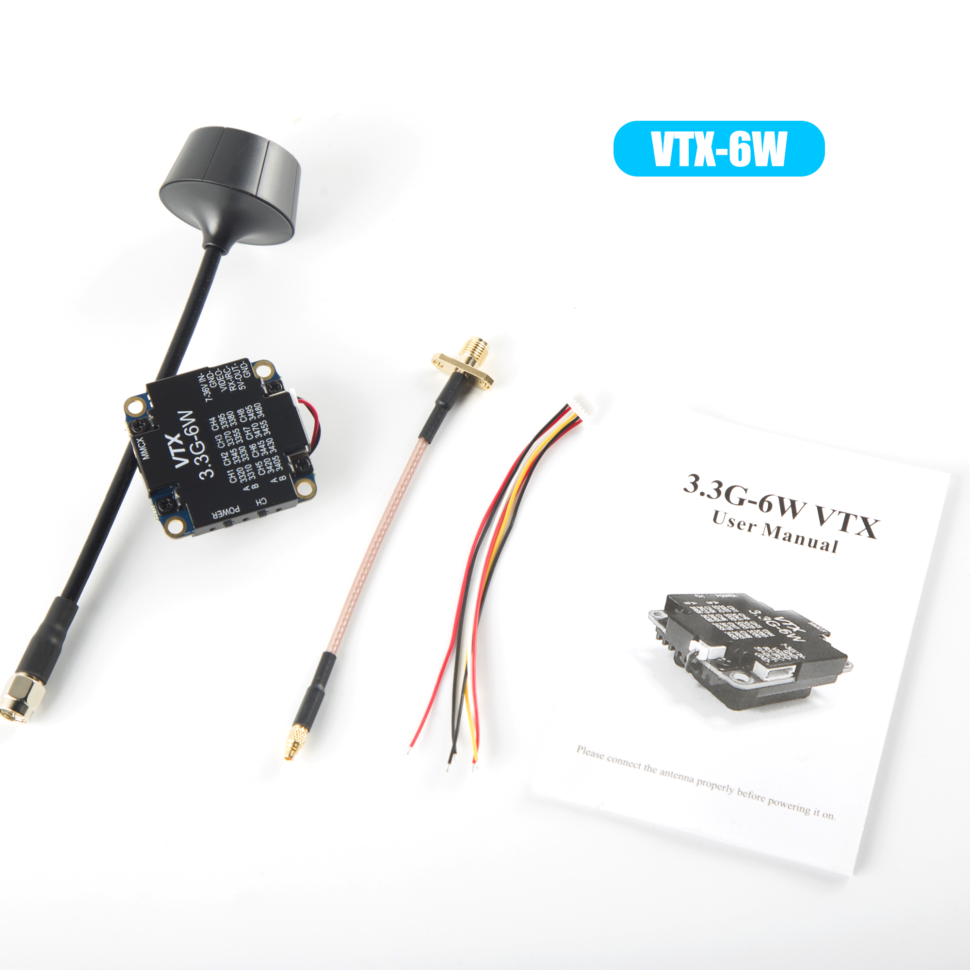 FPV Video Transmitter 3.3G 6W  - Fpv Drone Transmitter avis et prix