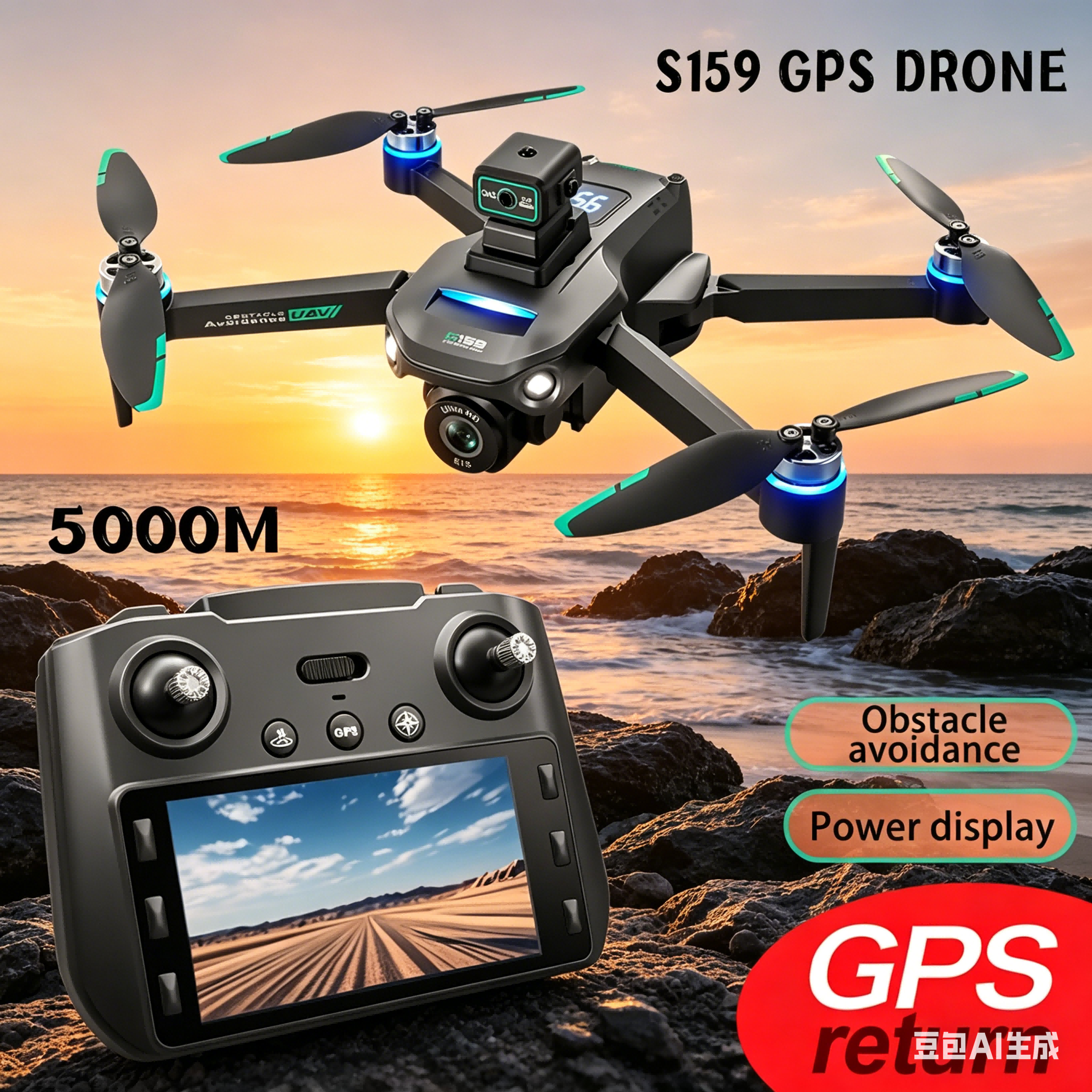 S159 GPS Drone 4K Profesional  - Fpv Drone Charger avis et prix